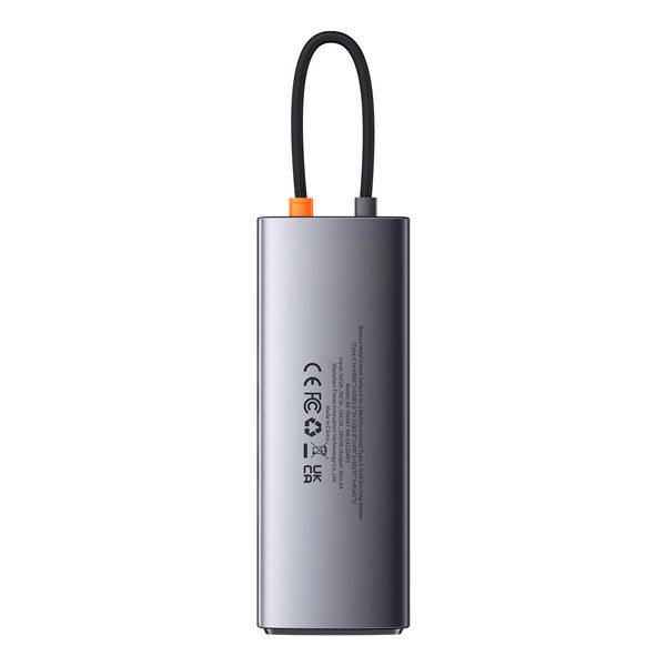 Baseus Metal Gleam 9w1 | Adapter HUB 9w1 USB-C do 2xHDMI, RJ45, 2x USB3.0,USB2.0, SD/TF, USB-C 100W  