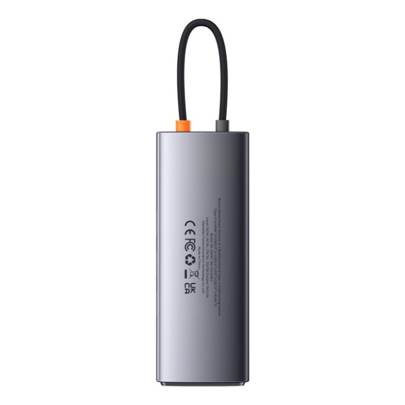 Baseus Metal Gleam 9w1 | Adapter HUB 9w1 USB-C do 2xHDMI, RJ45, 2x USB3.0,USB2.0, SD/TF, USB-C 100W  