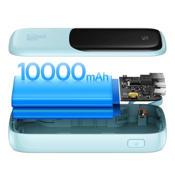 Baseus Qpow Pro | Power Bank 10000mAh PD 20W QC 3.0 z kablem Lightning (do iPhone)