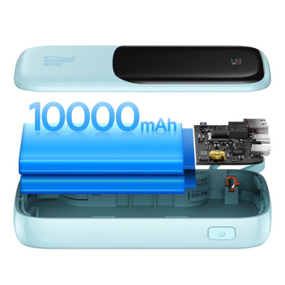 Baseus Qpow Pro | Power Bank 10000mAh PD 20W QC 3.0 z kablem Lightning (do iPhone)