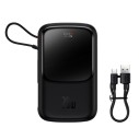 Baseus Qpow Pro | Power Bank 10000mAh PD 20W QC 3.0 z kablem Lightning (do iPhone) Overseas Edition