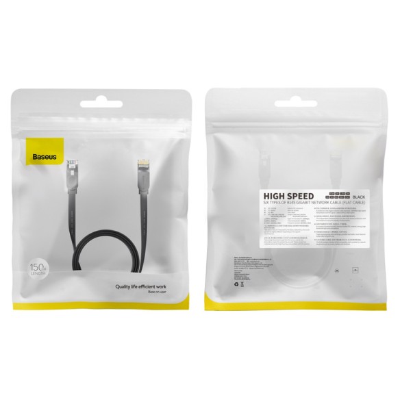 Baseus high Speed Six | Kabel przewód sieciowy LAN Ethernet CAT6 RJ45 1.5m