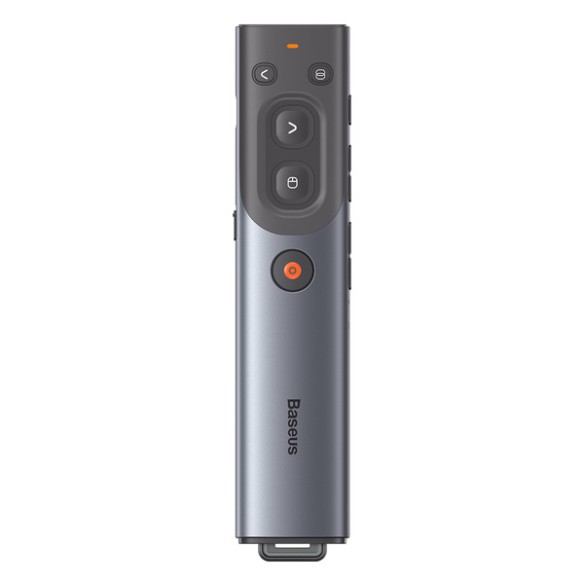 Baseus Orange Dot | Prezenter laser wskaźnik pilot bezprzewodowy do prezentacji z możliwością nagrywania i przetłumaczenia