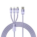 Baseus StarSpeed 1-for-3 | Kabel 3w1 USB - Micro Lightning USB-C 1.2m 3.5A