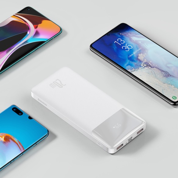 Baseus Bipow Digital Display | Power Bank 10000mAh 20W Power Delivery Quick Charge Overseas Edition