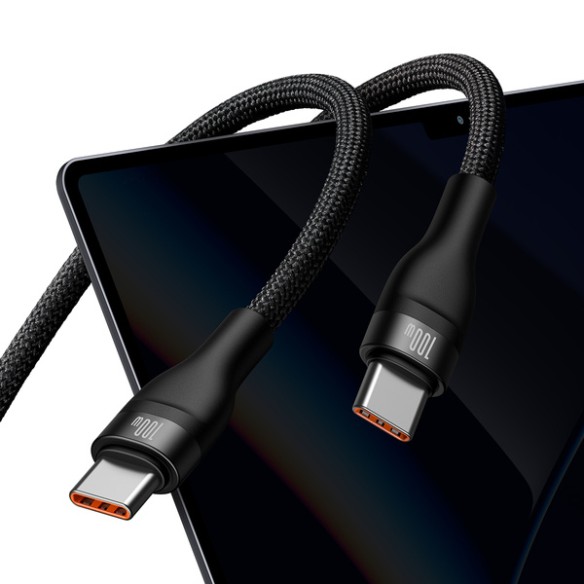 Baseus Flash Series 2 | Kabel 2w1 USB-C - Type-C/Type-C PD 100W 1.5m