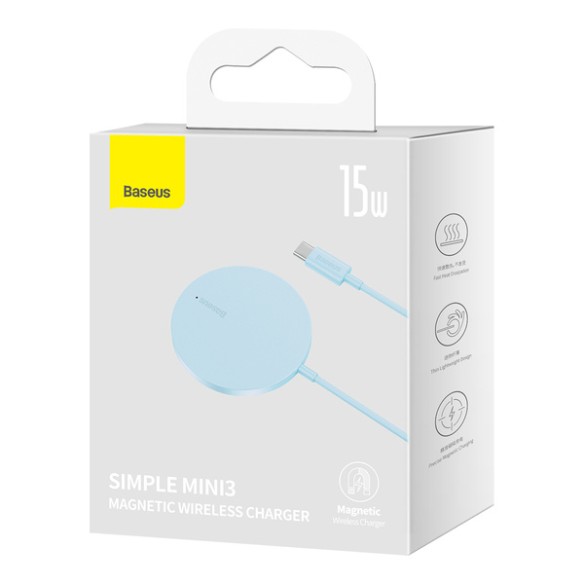 Baseus Simple Mini3 | Ładowarka indukcyjna bezprzewodowa do iPhone MagSafe 15W