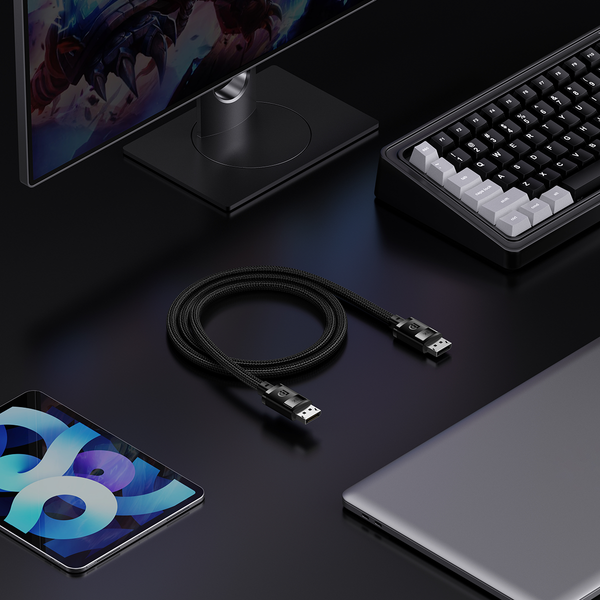 Baseus High Definition | Kabel przewód Display Port DP- Display Port DP 8K60Hz FULL HD HDR 2m
