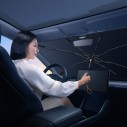 Baseus CoolRide | Osłona przeciwsłoneczna parasolka na przednią szybę do samochodu, S