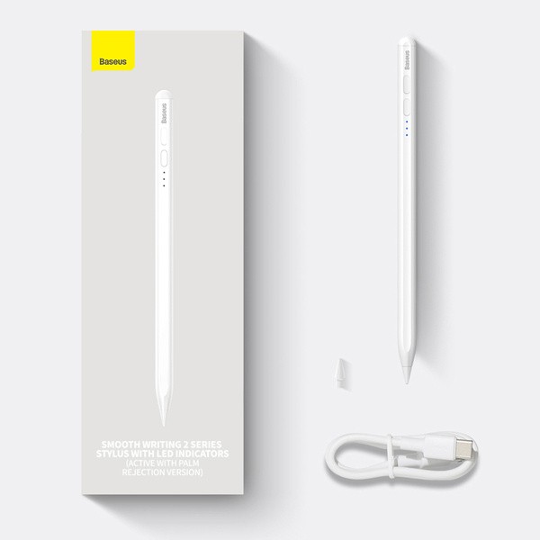 Baseus Smooth Writing 2 |  Rysik aktywny Stylus Pen do Apple iPad z wskaźnikami ładowania LED