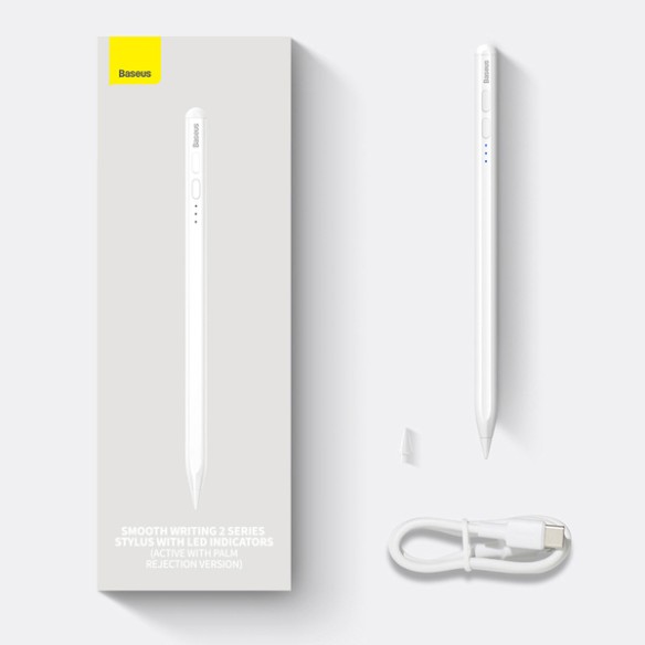 Baseus Smooth Writing 2 |  Rysik aktywny Stylus Pen do Apple iPad z wskaźnikami ładowania LED