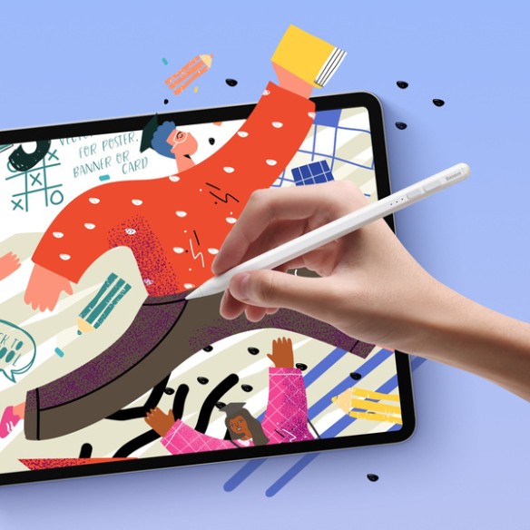 Baseus Smooth Writing 2 | Rysik aktywny Stylus Pen do Apple iPad z wskaźnikami ładowania LED