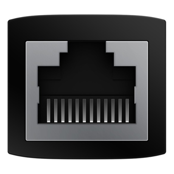 Baseus AirJoy | Łącznik kabli przedłużacz beczka LAN RJ45 10szt