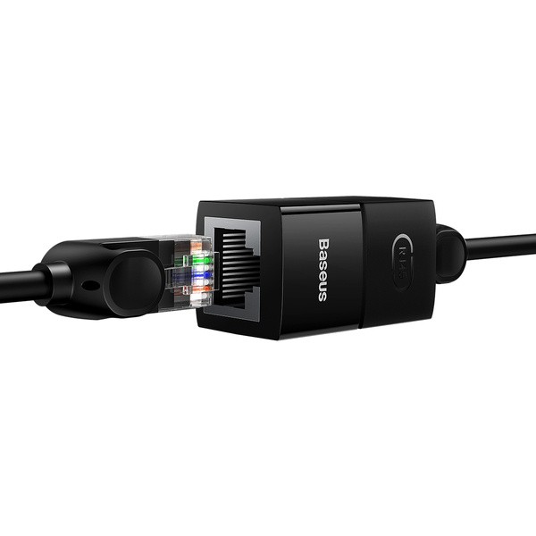 Baseus AirJoy | Łącznik kabli przedłużacz beczka LAN RJ45 10szt