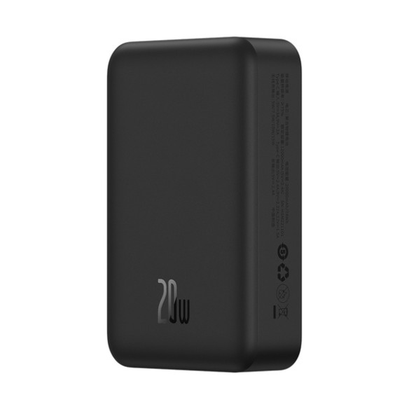 Baseus Magnetic Mini | Power Bank 20000mAh 20W z ładowaniem bezprzewodowym MagSafe Overseas Edition