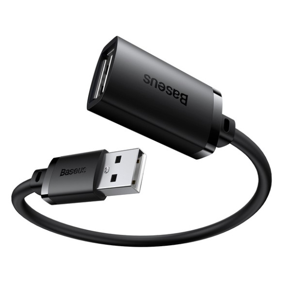 Baseus AirJoy | Kabel przedłużacz przewód USB 2.0 męski - USB 2.0 żeński 1.5m