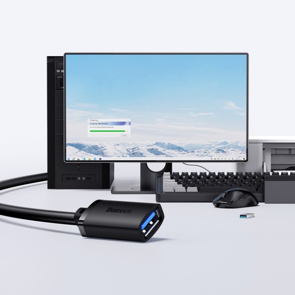 Baseus AirJoy | Kabel przedłużacz przewód USB 3.0 męski - USB 3.0 żeński 0.5m
