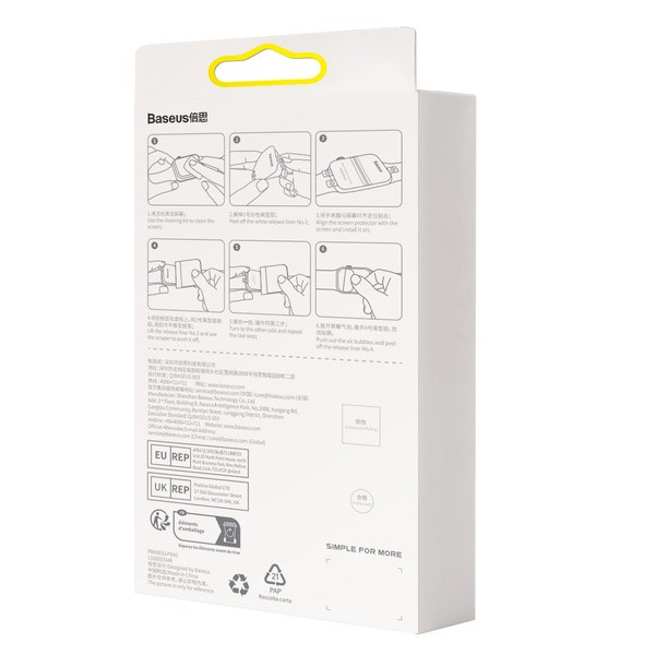 Baseus NanoCrystal P6001510B201-00 | Folia ochronna do zegarka Apple Watch 4/5/6/SE/SE 2 series 40mm