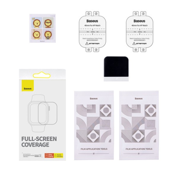 Baseus NanoCrystal | Folia ochronna do zegarka Apple Watch 4/5/6/SE/SE 2 series 44mm