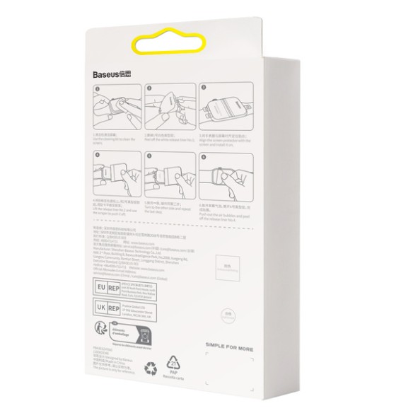 Baseus NanoCrystal | Folia ochronna do zegarka Apple Watch 4/5/6/SE/SE 2 series 44mm