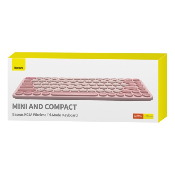 Baseus K01A Keyboard | Klawiatura bezprzewodowa bluetooth do Apple OS, Windows, Linux, Harmony OS, Android