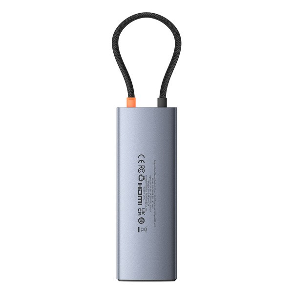 Baseus Metal Gleam II 10w1 | Adapter HUB 10w1 USB-C do HDMI, RJ45, Audio, Typ-C Data, USB3.2, 2x USB2.0, SD/TF, Typ-C 100W