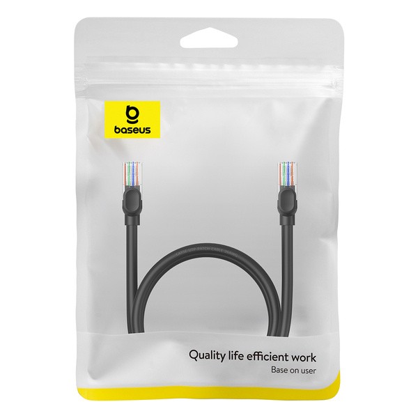 Baseus High Speed CAT5 | Kabel przewód sieciowy internetowy LAN Ethernet CAT5 RJ45 1m