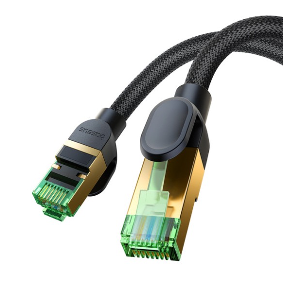 Baseus High Speed CAT8 | Kabel przewód sieciowy internetowy LAN RJ45 Ethernet CAT8 40Gb/s 2000MHz 1.5m
