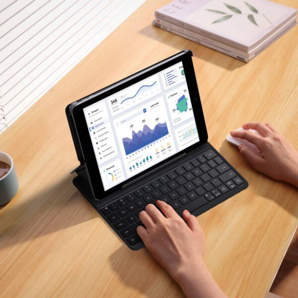 Baseus Brilliance | Etui obudowa case z klawiaturą do Apple iPad 10.2" 2019 / 2020 / 2021