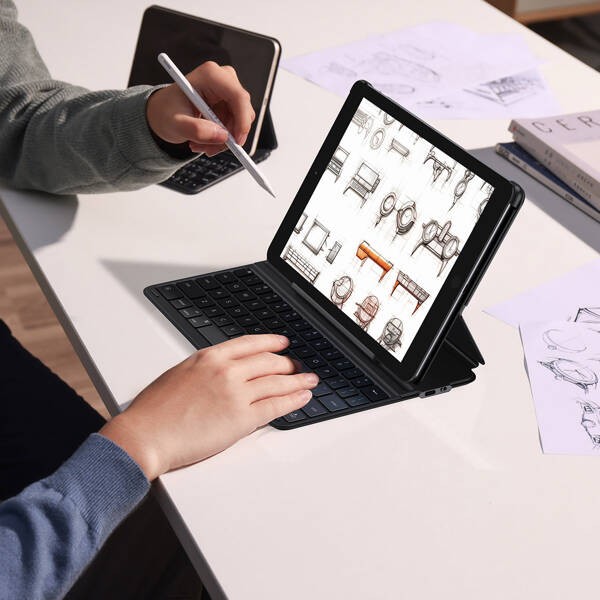 Baseus Brilliance | Etui obudowa case z klawiaturą do Apple iPad 10.2" 2019 / 2020 / 2021