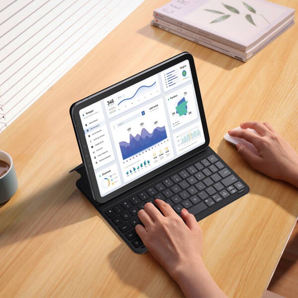 Baseus Brilliance | Etui obudowa case z klawiaturą magnetyczne do Apple iPad Pro 12.9" 2018 / 2020 / 2021 / 2022