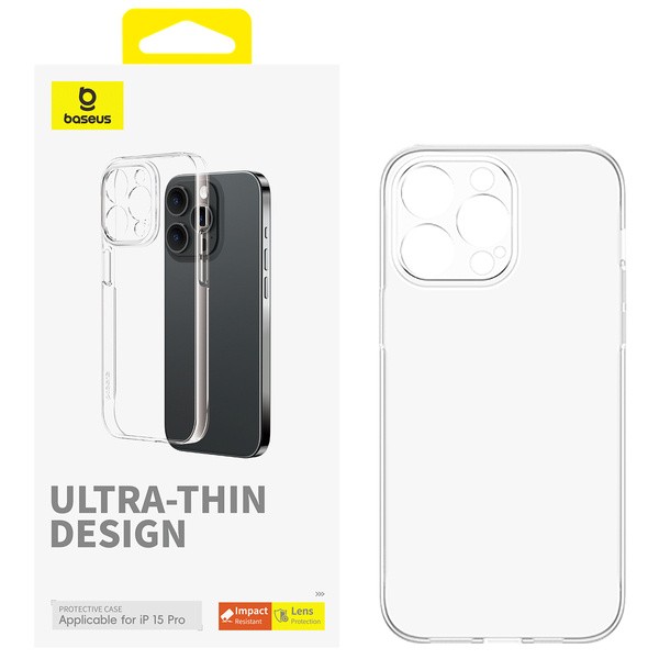 Baseus Lucent | Etui case obudowa pokrowiec plecki do iPhone 15 Pro