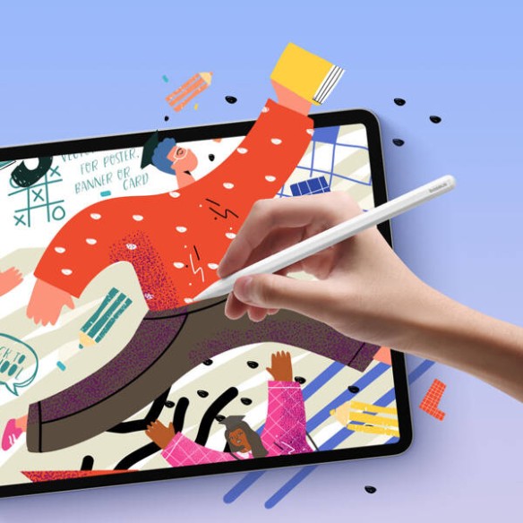 Baseus Smooth Writing 2 | Rysik aktywny Stylus Pen do Apple iPad z ładowaniem bezprzewodowym