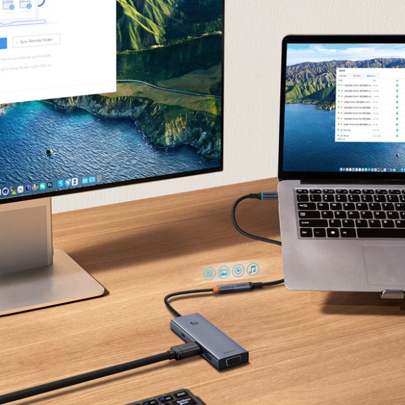 Baseus High Definition | Kabel przedłużacz przejściówka przewód USB-C męski - USB-C żeński 10Gb/s 0.5m