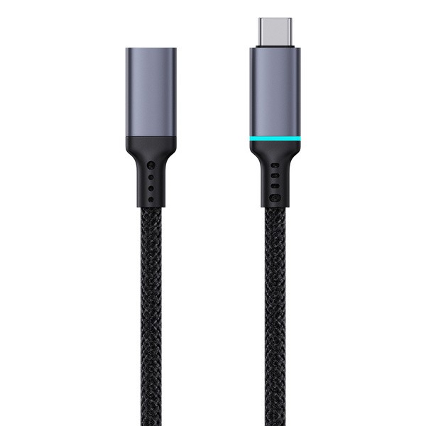 Baseus High Definition | Kabel przedłużacz przejściówka przewód USB-C męski - USB-C żeński 10Gb/s 0.5m