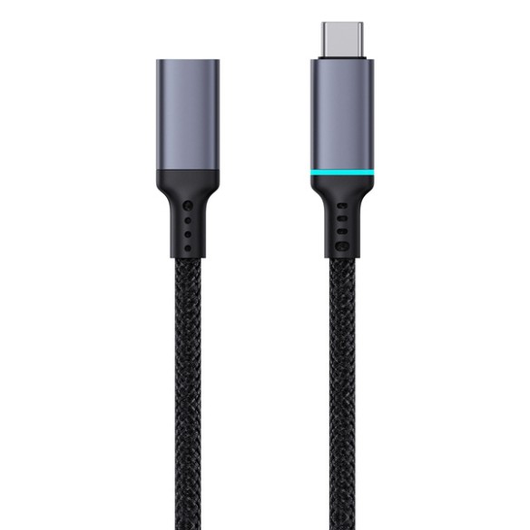 Baseus High Definition | Kabel przedłużacz przejściówka przewód USB-C męski - USB-C żeński 10Gb/s 0.5m