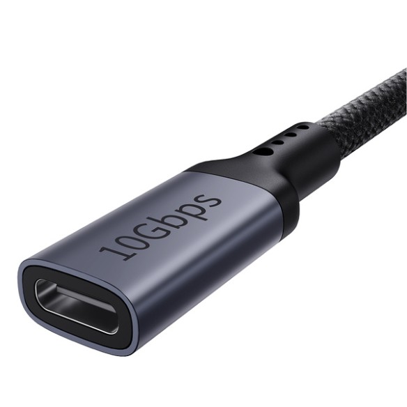 Baseus High Definition | Kabel przedłużacz przejściówka przewód USB-C męski - USB-C żeński 10Gb/s 0.5m