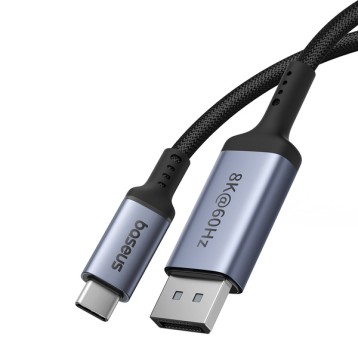 Baseus High Definition | Kabel przewód USB-C - DisplayPort DP 8K60Hz HDR 1.5m
