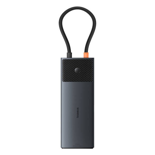 Baseus Metal Gleam II 10w1 | Adapter HUB 10w1 USB-C do 2x HDMI, RJ45, USB-C3.2, USB-A3.2, 2x USB-A2.0, SD/TF, Typ-C 100W