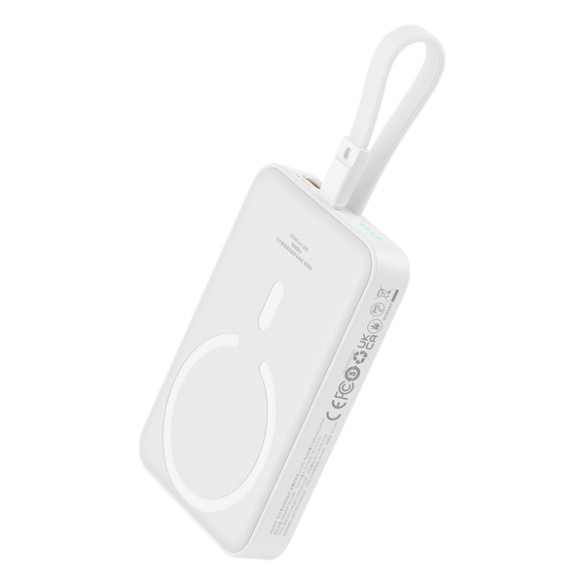 Baseus Magnetic Mini | Power Bank 10000mAh 20W USB-C z ładowaniem bezprzewodowym MagSafe z kablem Lightning (do iPhone)