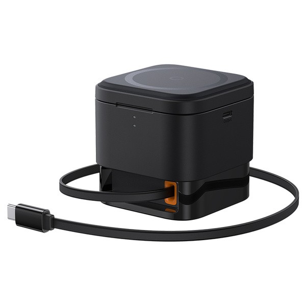 Baseus MagPro 2-in-1 | Ładowarka indukcyjna 25W do iPhone (MagSafe) + słuchawki AirPods + port USB-C Type-C pod ładowarkę indukc