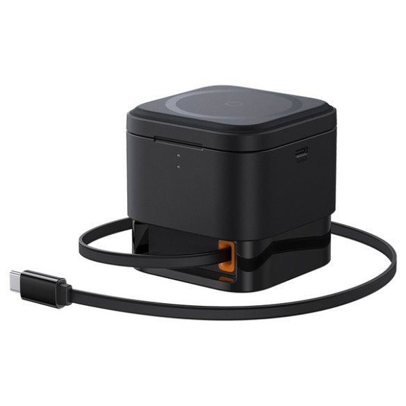 Baseus MagPro 2-in-1 | Ładowarka indukcyjna 25W do iPhone (MagSafe) + słuchawki AirPods + port USB-C Type-C pod ładowarkę indukc