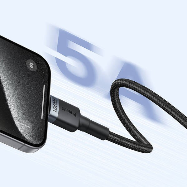 Baseus Cafule Charging Cable | Zestaw kabli USB-C USB Typ-C 100W ,  Szybkie ładowanie, Transmisja danych, 1m