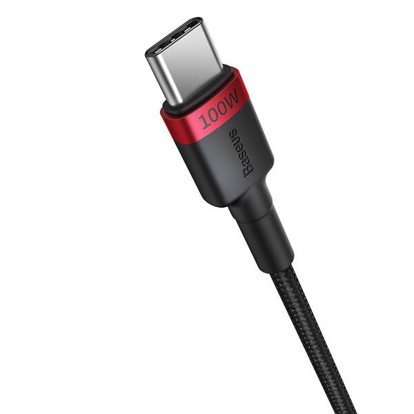 Baseus Cafule Charging Cable | Zestaw kabli USB-C USB Typ-C 100W , Szybkie ładowanie, Transmisja danych, 2m
