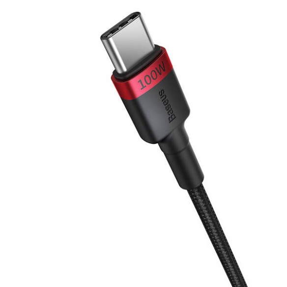 Baseus Cafule Charging Cable | Zestaw kabli USB-C USB Typ-C 100W , Szybkie ładowanie, Transmisja danych, 2m
