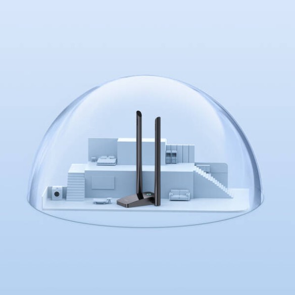 Baseus FastJoy | Karta sieciowa zewnętrzna, Adapter WIFI USB 1300Mbps,  Dualband 2.4GHz, 5Ghz WPA3