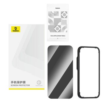 Baseus Superior Series | Szkło ochronne, hartowane prywatyzujące do iPhone 11, Xr, z aplikatorem