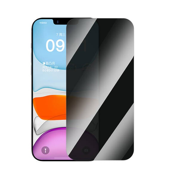 Baseus Superior Series | Szkło ochronne, hartowane prywatyzujące do iPhone 11, Xr, z aplikatorem