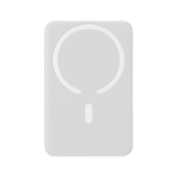 Baseus Magnetic Mini Wireless Fast Charge Power Bank 10000mAh 20W White（With Baseus Simple wiring Type-C to Type-C 60W（20V/3A）30