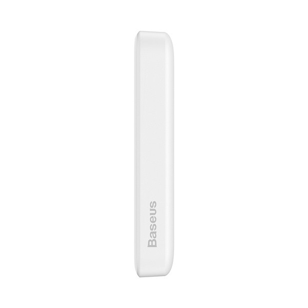 Baseus Magnetic Mini Wireless Fast Charge Power Bank 10000mAh 20W White（With Baseus Simple wiring Type-C to Type-C 60W（20V/3A）30